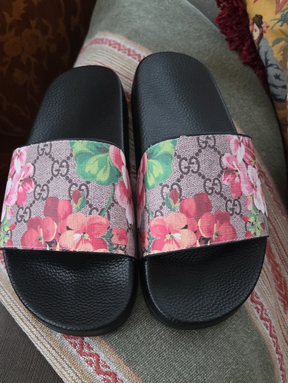 Gucci Floral Slides